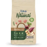 Ração Liva Natural Frango e Batata Doce para Cães Sênior de Raças Pequenas