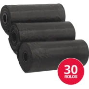 Refil Cata Caca Kroco Preto Biodegradável