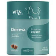 Suplemento Palatável Vitz Pet Derma para Cães de Porte Médio e Grande