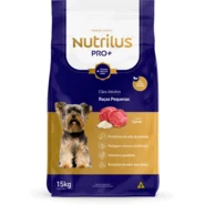 Ração Nutrilus Pro+ Sabor Carne para Cães Adultos de Raças Pequenas