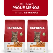 Ração Suprema Sabor Frango para Gatos Adultos Castrados