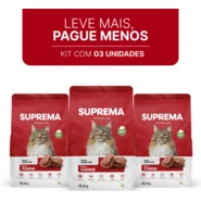 Ração Suprema Sabor Carne para Gatos Adultos
